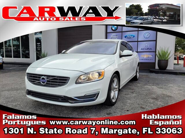 2015 Volvo S60 for sale at CARWAY Auto Sales in Margate FL