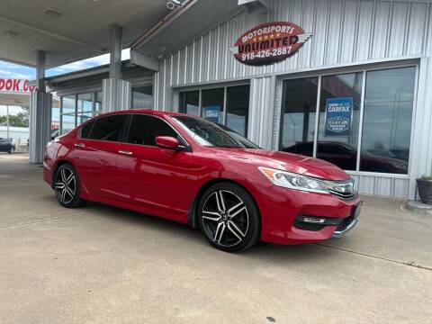 2016 Honda Accord for sale at Motorsports Unlimited in McAlester OK