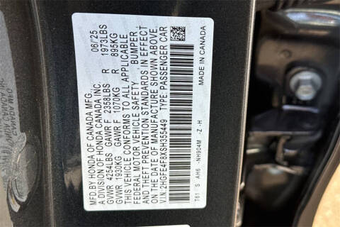 2025 Honda Civic Hybrid Sport