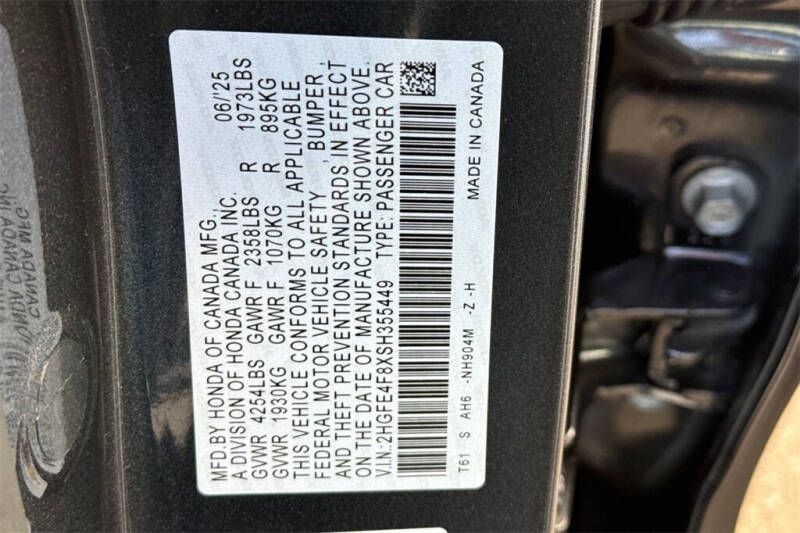 2025 Honda Civic Hybrid Sport