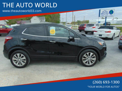 2017 Buick Encore for sale at THE AUTO WORLD in Churubusco IN