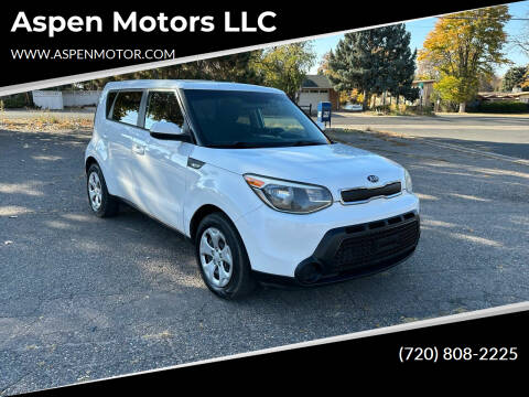 2014 Kia Soul for sale at Aspen Motors LLC in Denver CO