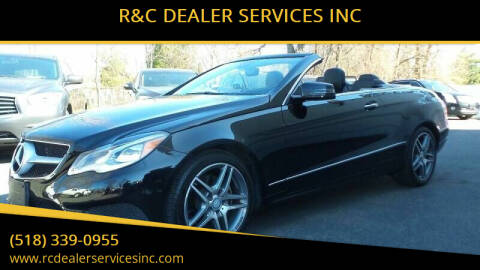 2014 Mercedes-Benz E-Class for sale at R&C DEALER SERVICES INC in Cohoes NY