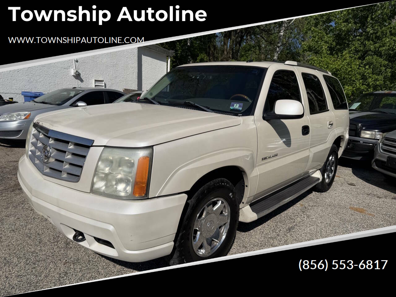 White 2003 Cadillac Escalade Base AWD 4dr SUV 1