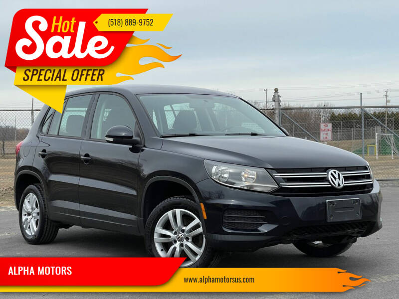 2012 Volkswagen Tiguan for sale at ALPHA MOTORS in Troy NY