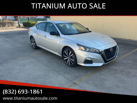 2021 Nissan Altima for sale at TITANIUM AUTO SALE in Houston TX