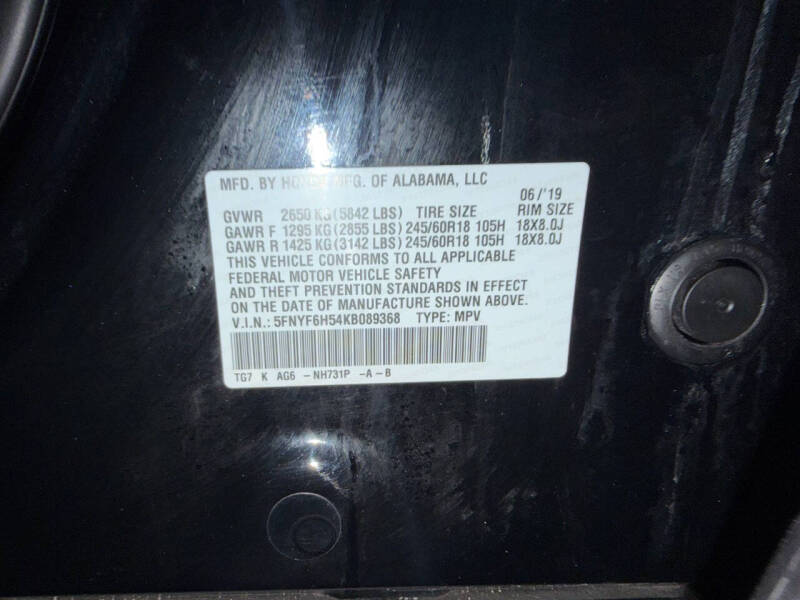 2019 Honda Pilot EX-L