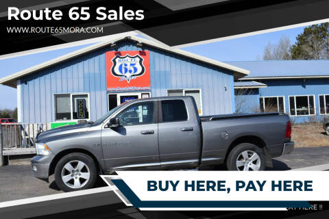 2011 RAM 1500 for sale at Route 65 Sales in Mora MN