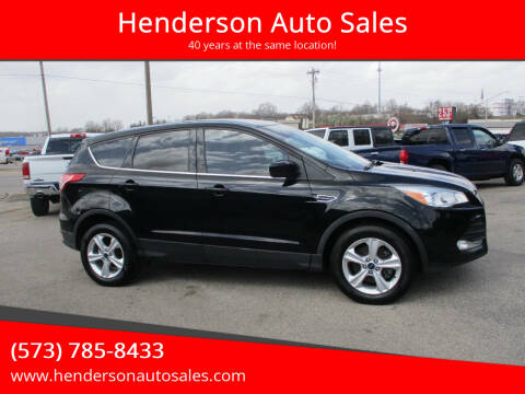 2016 Ford Escape for sale at Henderson Auto Sales in Poplar Bluff MO