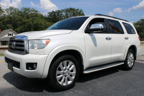 2012 Toyota Sequoia for sale at Manquen Automotive in Simpsonville SC