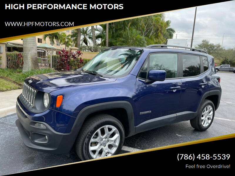 2016 Jeep Renegade for sale at HIGH PERFORMANCE MOTORS in Hollywood FL