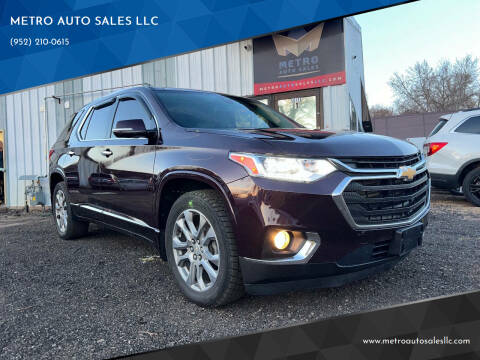 2018 Chevrolet Traverse for sale at METRO AUTO SALES LLC in Lino Lakes MN