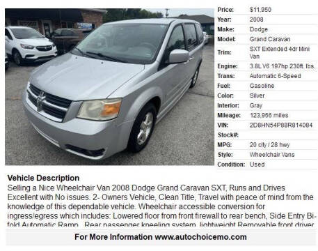 2008 Dodge Grand Caravan SXT