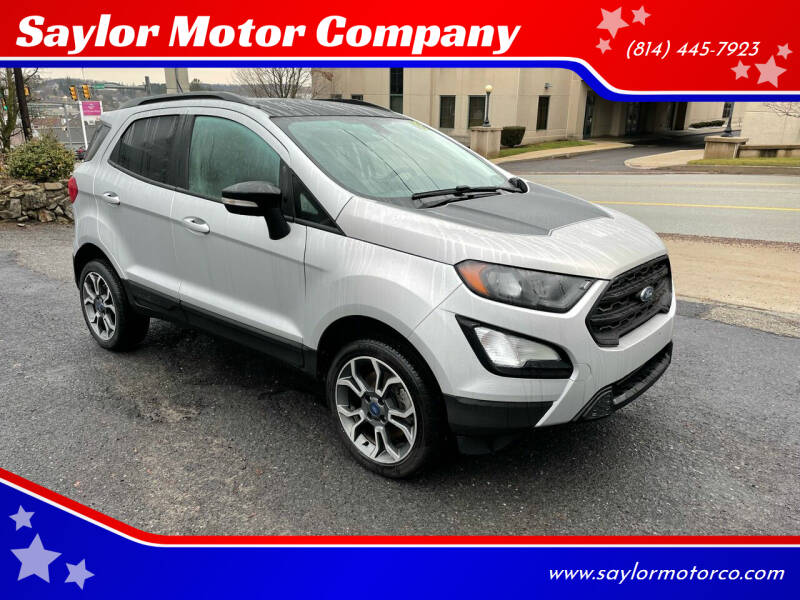 2019 Ford EcoSport for sale at Saylor Motor Company in Somerset PA