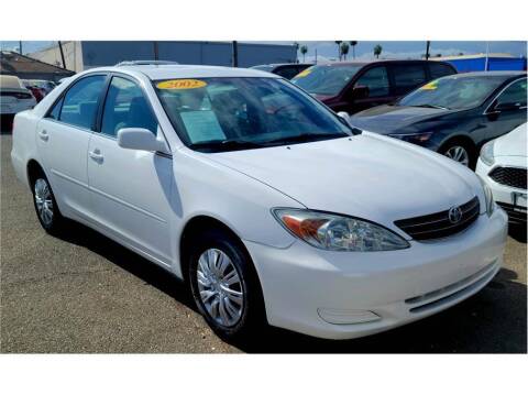2002 Toyota Camry for sale at ATWATER AUTO WORLD in Atwater CA
