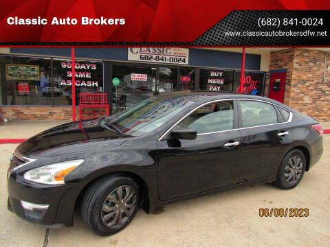 2013 Nissan Altima for sale at Classic Auto Brokers in Haltom City TX