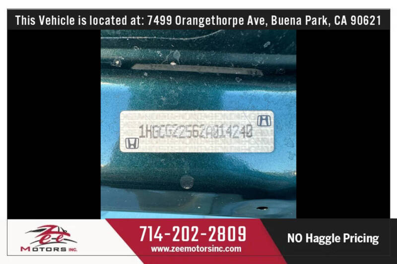 2002 Honda Accord EX V-6