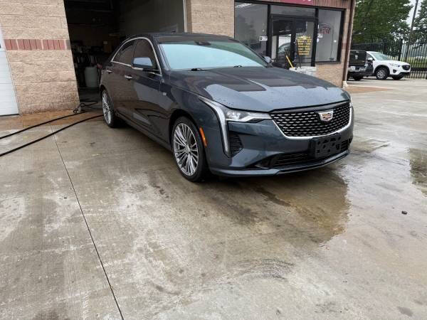 Used 2021 Cadillac CT4 Premium Luxury with VIN 1G6DF5RK3M0113001 for sale in Detroit, MI