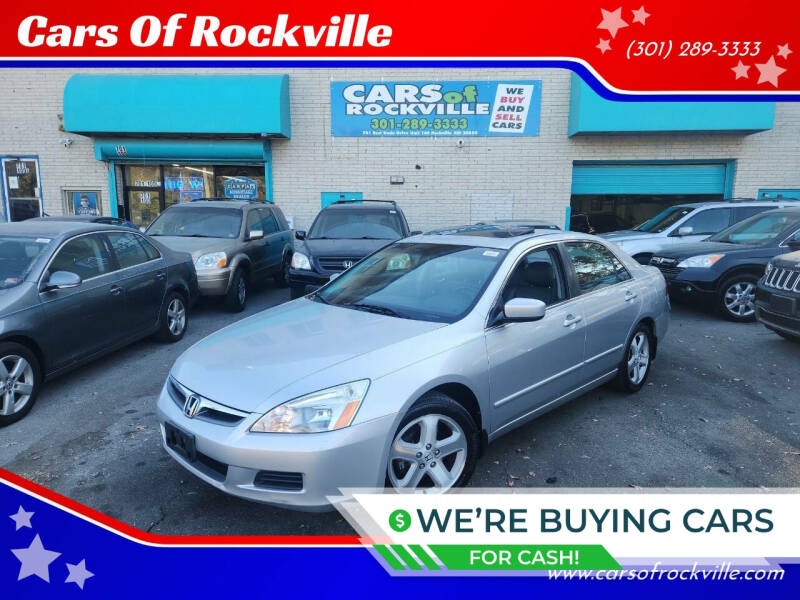 2007 Honda Accord for sale at Cars Of Rockville in Rockville MD