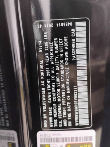 2014 Volkswagen Eos Komfort SULEV