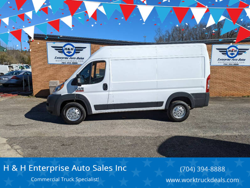 2018 RAM ProMaster Cargo for sale at H & H Enterprise Auto Sales Inc in Charlotte NC