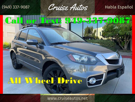 2010 Acura RDX for sale at Cruise Autos in Corona CA