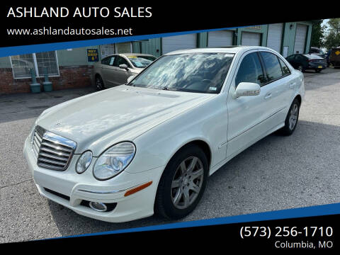 2009 Mercedes-Benz E-Class for sale at ASHLAND AUTO SALES in Columbia MO