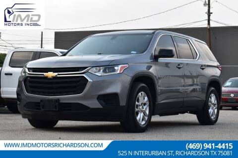 2018 Chevrolet Traverse for sale at IMD Motors in Richardson TX