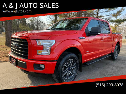 2015 Ford F-150 for sale at A & J AUTO SALES in Eagle Grove IA