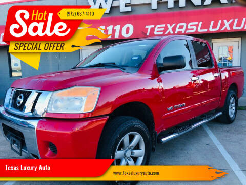 2008 Nissan Titan for sale at Texas Luxury Auto in Cedar Hill TX