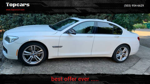 2014 BMW 7 Series for sale at Topcars in Wilsonville OR