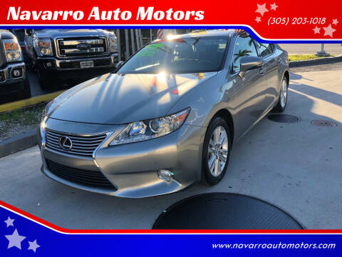 2015 Lexus ES 350 for sale at Navarro Auto Motors in Hialeah FL