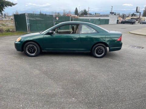 2002 Honda Civic for sale at Primo Auto Sales in Tacoma WA