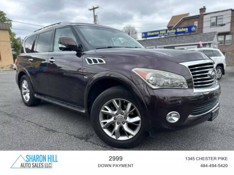 2014 Infiniti QX80 for sale at Sharon Hill Auto Sales LLC in Sharon Hill PA