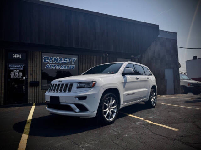 2015 Jeep Grand Cherokee for sale at Dynasty Auto Sales in Eastpointe, MI