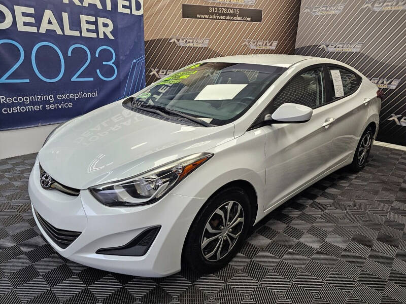 2016 Hyundai Elantra for sale at X Drive Auto Sales Inc. in Dearborn Heights MI