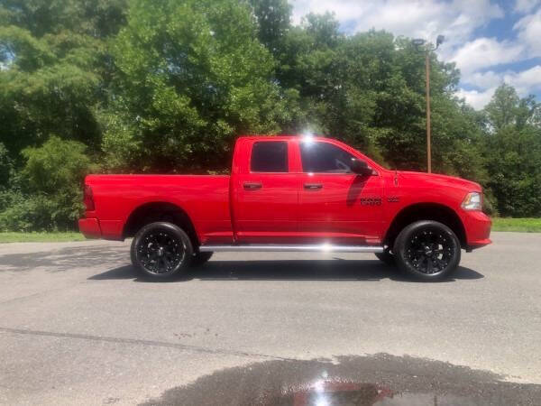 Dk. Red 2016 Ram 1500 Express 4x4 Express 4dr Quad Cab 6.3 ft. SB Pickup 2
