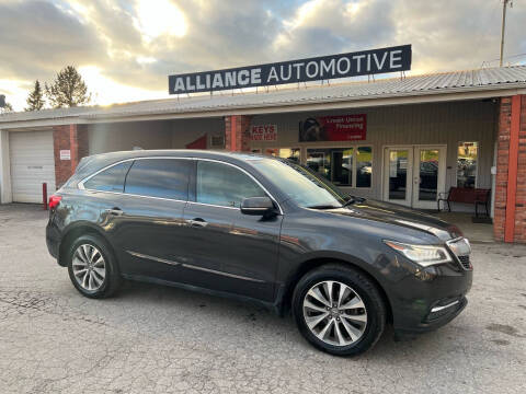 2015 Acura MDX for sale at Alliance Automotive in Saint Albans VT