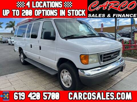 2006 Ford E-Series for sale at CARCO SALES & FINANCE #3 in Chula Vista CA