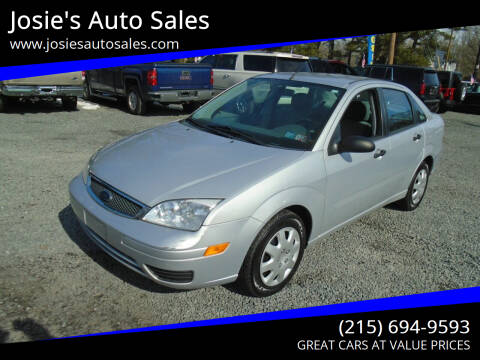 2005 Ford Focus for sale at Josie's Auto Sales in Gilbertsville PA