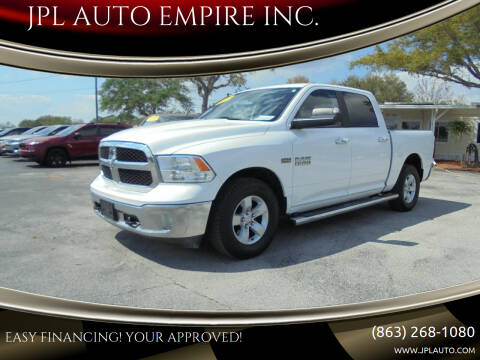 2017 RAM 1500 for sale at JPL AUTO EMPIRE INC. in Lake Alfred FL
