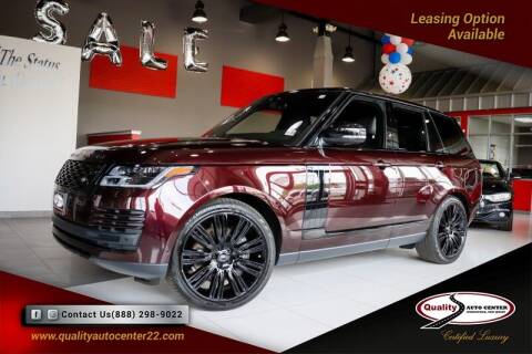 2020 Land Rover Range Rover for sale at Quality Auto Center of Springfield in Springfield NJ