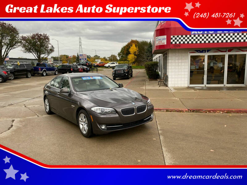 2012 BMW 5 Series for sale at Great Lakes Auto Superstore in Waterford Township MI