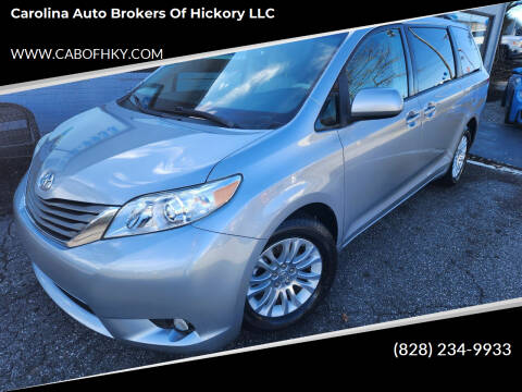 2014 Toyota Sienna for sale at Carolina Auto Brokers of Hickory LLC in Newton NC