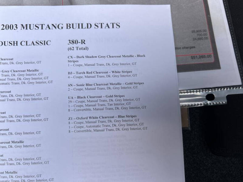 2003 Ford Mustang