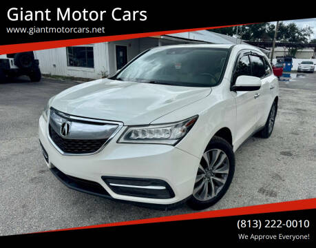 2016 Acura MDX w/Tech w/AcuraWatch