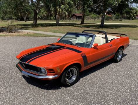 1970 Ford Mustang Boss 302 for sale at P J'S AUTO WORLD-CLASSICS in Clearwater FL