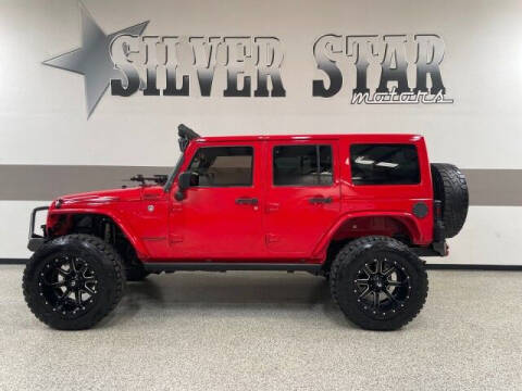 2017 Jeep Wrangler Unlimited for sale at SILVERSTAR MOTORS in Midlothian TX