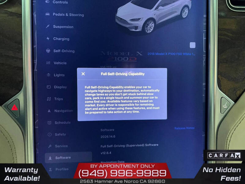 2018 Tesla Model X P100D