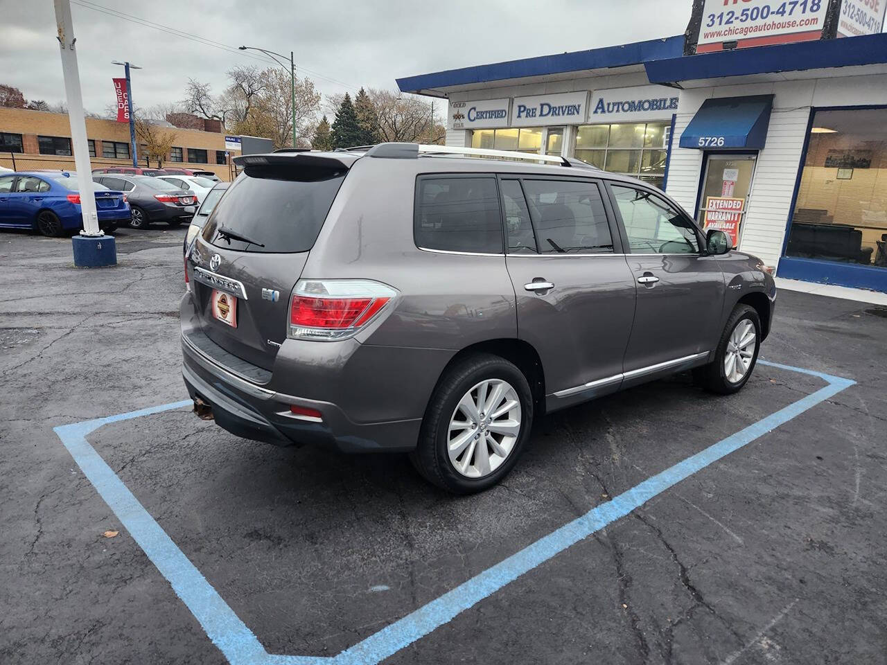 2013 Toyota Highlander Hybrid for sale at Chicago Auto House in Chicago, IL